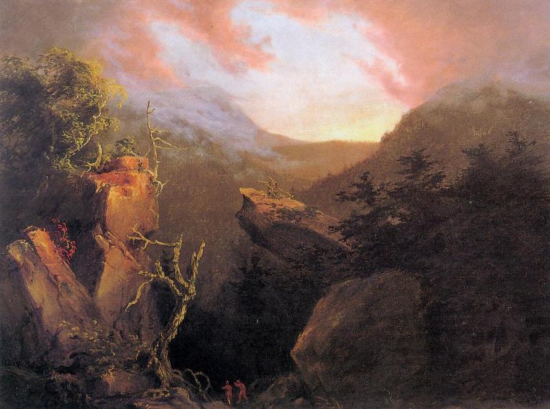 Thomas Cole Mountain Sunrise China oil painting art